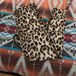 Leopard print tights. Great condition! VERY SOFT!
